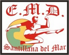 Escudo anterior de C.D.E. Santillana