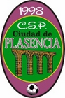 Escudo anterior de A.D. Ciudad de Plasencia C.F.