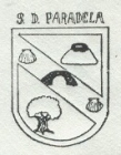 Escudo anterior de S.D. Paradela