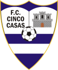 Escudo de C.D.B. F.C. Cinco Casas