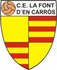 Escudo anterior de C.E. La Font d'Encarròs