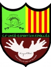 Escudo anterior de C.F. Nou Jove Castelló - U.E. Ripollés