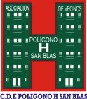 Escudo de C.D.E. Polígono H San Blas