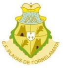 Escudo de C.F. Playas de Torrelamata