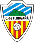 Escudo anterior de C.F. Organyà
