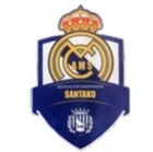 Escudo de Peña Madridista Santa Coloma C.F.