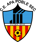 Escudo anterior de C.E. APA Poble Sec