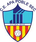 Escudo anterior de C.E. APA Poble Sec