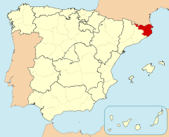 Mapa de Girona