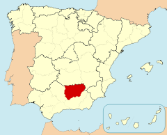 Mapa de Jaén