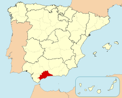 Mapa de Málaga