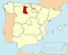 Mapa de Palencia