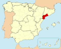 Mapa de Tarragona